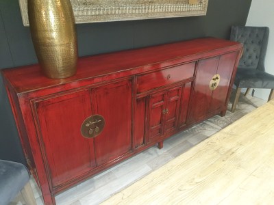 Red Casa sideboard